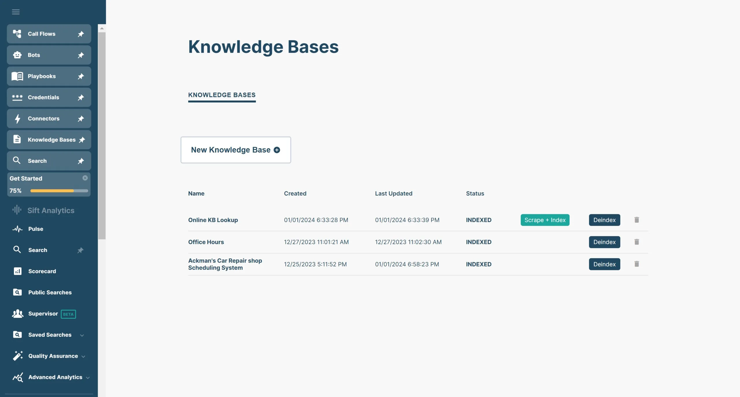 Re-indexing of Documents